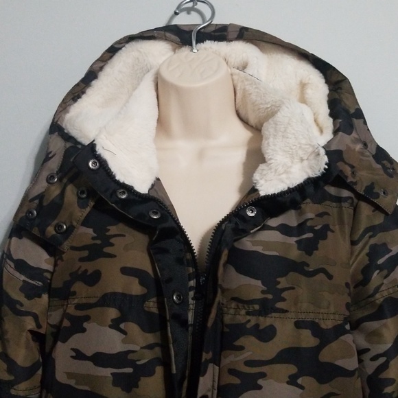 Charlotte russe women's camaflouge puffer coat - Picture 6 of 8